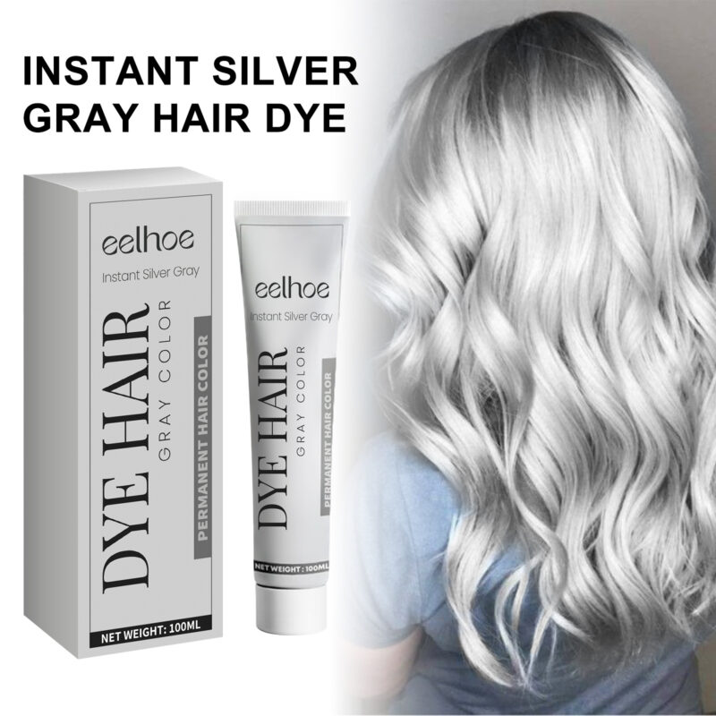 EELHOE Gray Hair Cream, Hair Color Long Lasting