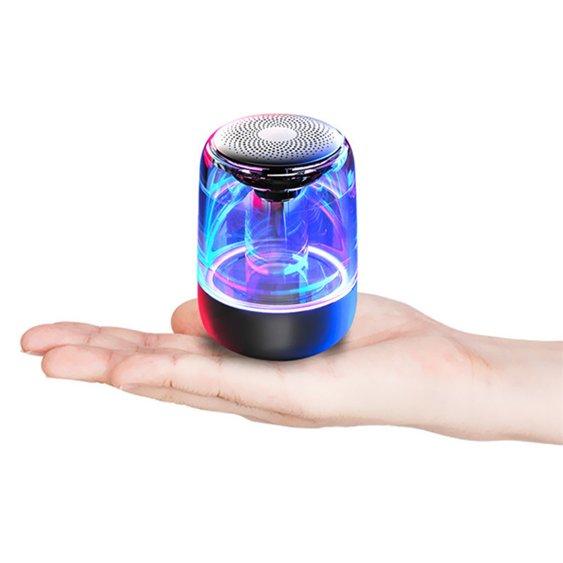 Bluetooth Speaker Powerful Bass Radio with Variable Color LED Light - Image 2