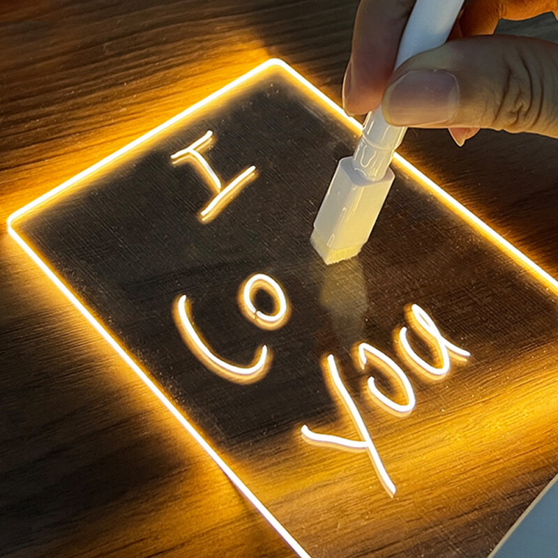 Creative Note Board, Led Night Light USB